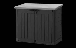 Outlet Store-It-Out Prime XL Storage Shed - Grey Trash Can Storage Sheds|Horizontal Sheds