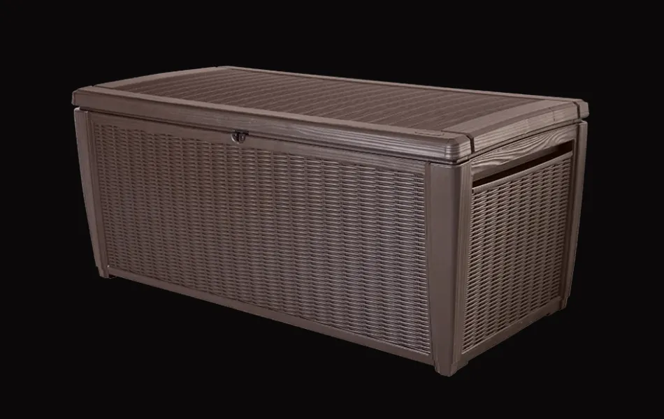 Clearance Sumatra 135 Gallon Deck Box - Brown Large Deck Boxes