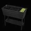 Outlet Urban Bloomer 12.7 Gallon Elevated Garden Bed - Graphite Garden Beds
