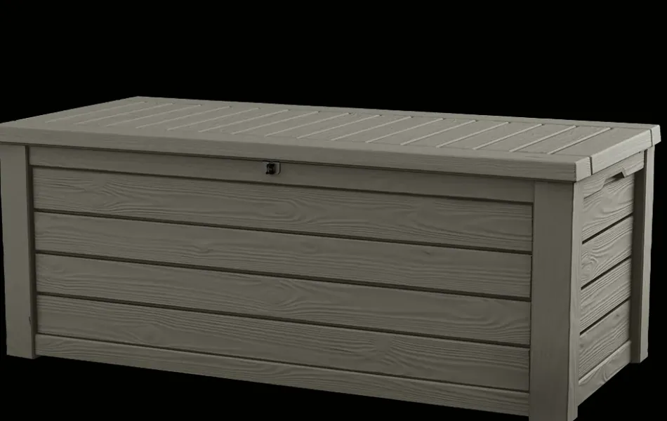 Online Westwood 150 Gallon Deck Box - Taupe Large Deck Boxes