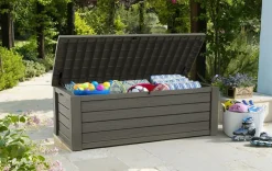 Online Westwood 150 Gallon Deck Box - Taupe Large Deck Boxes