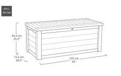Online Westwood 150 Gallon Deck Box - Beige Large Deck Boxes